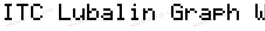 ITC Lubalin Graph W字体转换